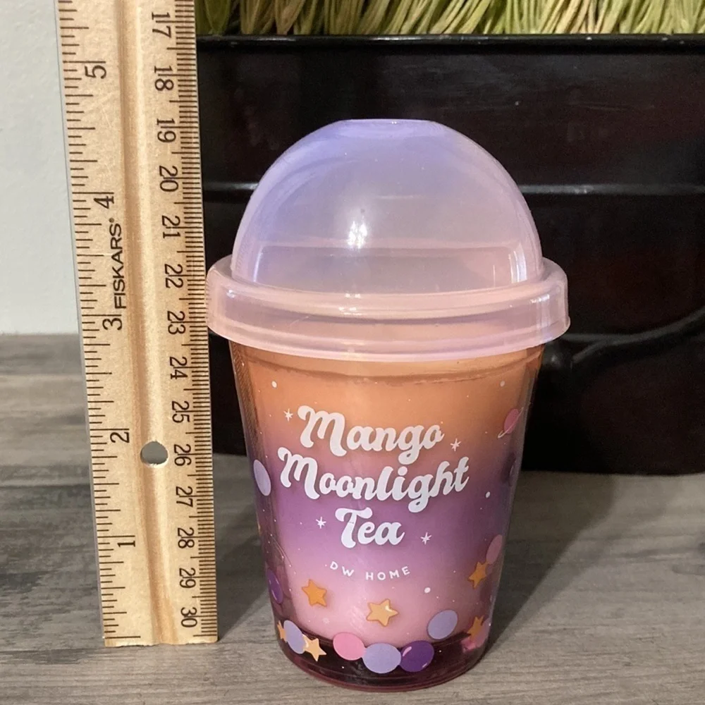 NEW  DW HOME MINI MANGO MOONLIGHT TEA GALAXY BOBA CANDLE